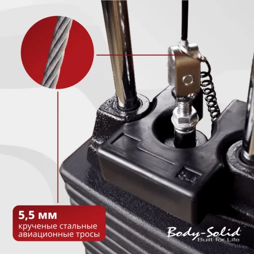 Грузоблочный тренажер Жим ногами Body-Solid ProDual DCLP-SF