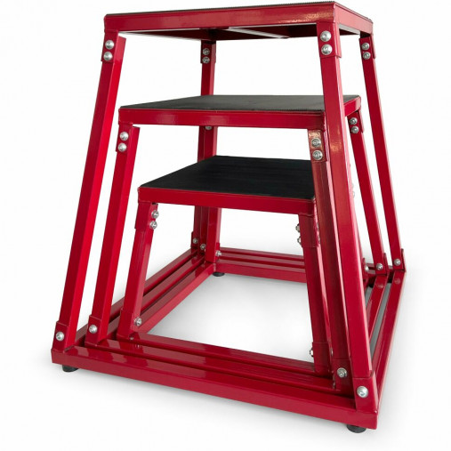 Комплект тумб UNIX Fit PRO для прыжков плиобокс 3 шт.