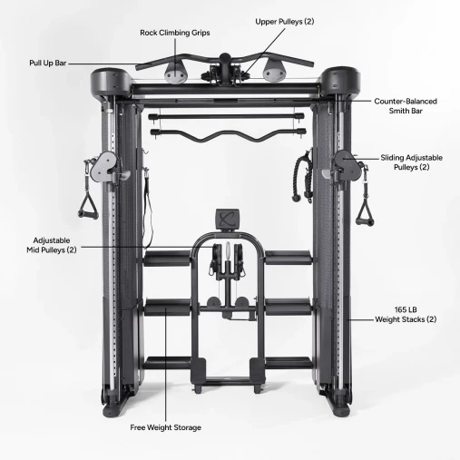 Многофункциональный силовой комплекс Inspire FT2 Pro Smith Functional Trainer