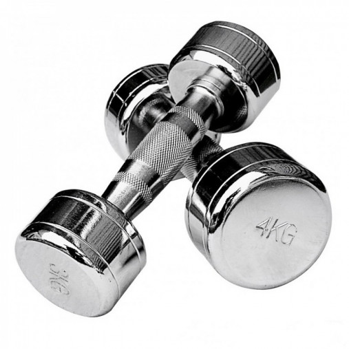 Набор хромированных гантелей AEROFIT AFCD 1-10 кг на стойке AFDR110