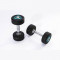Гантели в уретане LIVEPRO Studio Dumbbells 8 кг, черный/синий