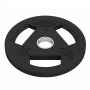 Диск олимпийский BRONZE GYM обрезиненный 10 кг с тремя хватами