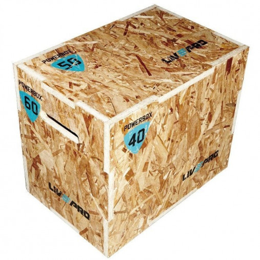 Плиометрический бокс LIVEPRO 3-in-1 Wood Plyobox дерево