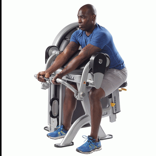 Бицепс сидя HOIST CL-3102 серебристый/черный