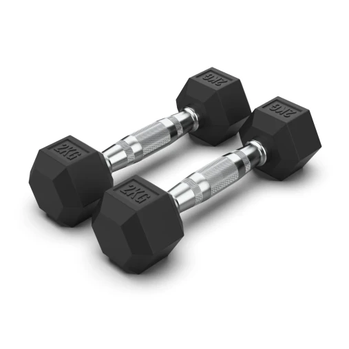 Гантель 2,5 кг гексагональная VictoryFit VF-H025 обрезиненная Гантель 2,5 кг гексагональная VictoryFit VF-H025 обрезиненная