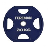 Диск X-Training уретановый цветной FOREMAN FM/UPX-20KG-BL (20 кг)