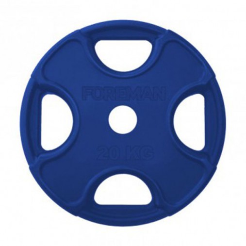 Обрезиненный диск FOREMAN FMPRR-20KGBL (20 кг)