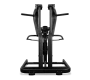Горизонтальная тяга BRONZE GYM PL-1702, черный, рычажный тренажер-хаммер, нагружаемый дисками