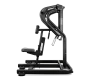 Горизонтальная тяга BRONZE GYM PL-1702, черный, рычажный тренажер-хаммер, нагружаемый дисками
