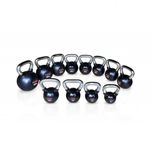 Стальная обрезиненная гиря со стальной рукояткой Smith Strength, Размер: 10 кг