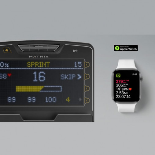 Эллиптический тренажер Matrix Performance Ascent Trainer (с изменяющимся углом наклона и длиной шага) с консолью Premium LED