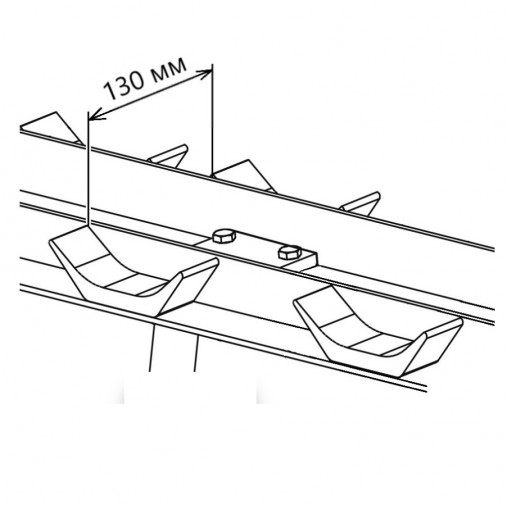 Стойка для хранения 5-ти пар гантелей AFDBR5 AeroFit