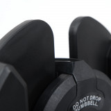 Пара регулируемых гантелей Liveup LS2315 по 40 кг на подставке