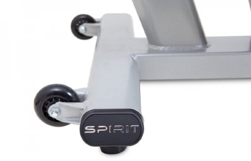 Транспортировочные ролики для удобства перемещения тренажера