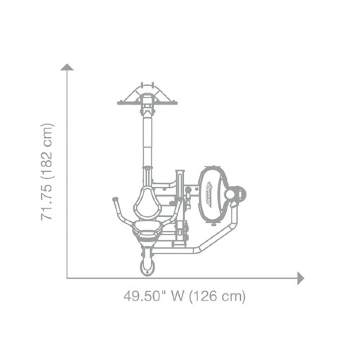 Тренажер для тренировки икроножных мышц сидя Hoist RS-1415 с технологией ROX