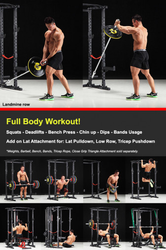 Силовая рама многофункциональная для тренировки со штангой REBEL PR78