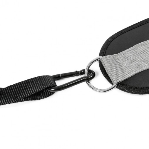 Пояс для отягощений со стропой LIVEPRO Weight Belt черный/серый LP8098