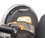 Сгибание ног сидя HOIST CL-3402 Club Line грузоблочный (рама: серебряный/ обивка: синий)