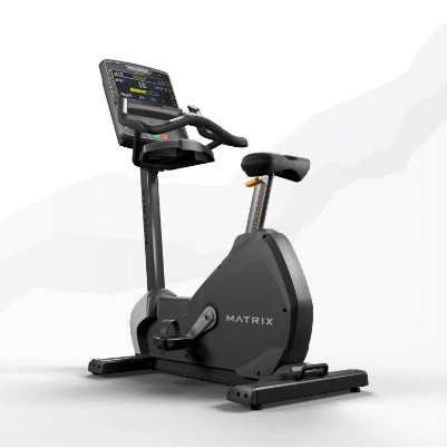 Вертикальный велотренажер Matrix Performance. Консоль Premium LED