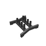 Держатель для 8 олимпийских грифов Profi-Fit