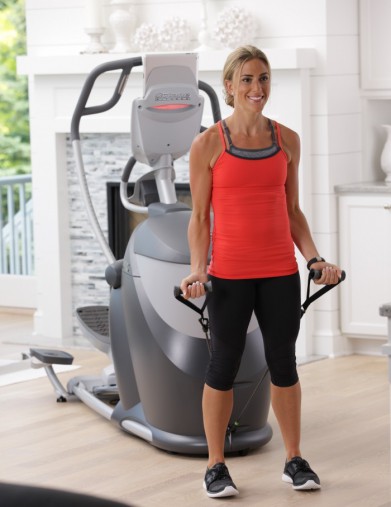 Эллиптический тренажер профессиональный Octane Fitness Q47xi с регулируемой длиной шага от 46 до 66 см