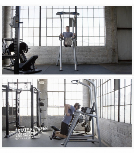 Турник / Пресс / Брусья MATRIX Magnum A63C (цвет: серебро) профессиональный