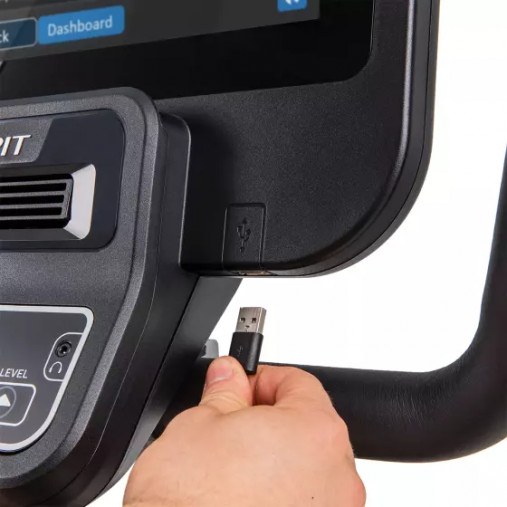 Велотренажер с горизонтальной посадкой SPIRIT CR800ENT+