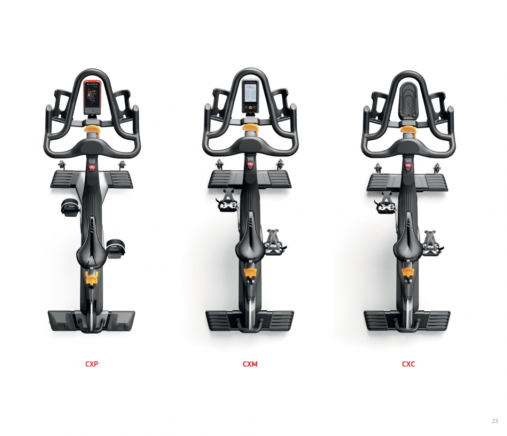 Элитный велоэргометр спин-байк (сайкл) Matrix CXP - сенсорная консоль Touchscreen, для групповых занятий (Target Training Cycle). Цвет рамы: черный матовый.