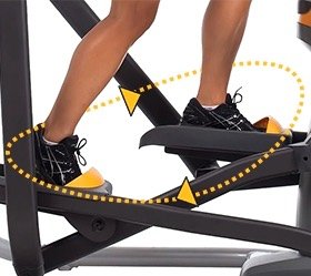 Разработанная Институтом Купера траектория Bioradius Perfect Stride для наилучшего аэробного результата