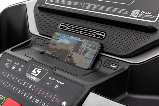 Беговая дорожка SPIRIT XT485ENT BLACK с сенсорным 10" TFT-дисплеем