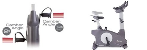 Одним из ключевых качеств комфортабельности велотренажеров SpiritFitness являются педали, которое имеют внутренний угол наклона 2 градуса, такое положение педалей снижает нагрузку на ноги обеспечивая макисмальное удобство.