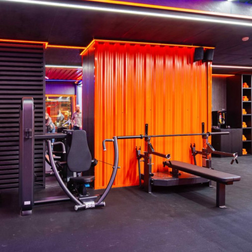 Скамья-стойка домкратная для жима лежа со страховочными упорами DHZ Olimpic Bench A3146